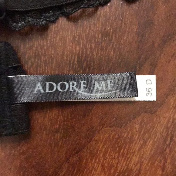 EUC NWOT? Adore Me Unlined Black Bra - Picture 6 of 7